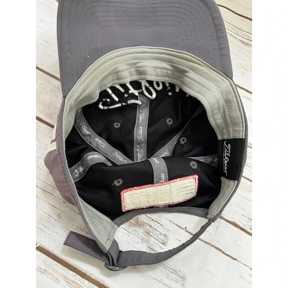Titleist Golf Hat Purple Pro V1 FootJoy Adjustable Strapback OSFM